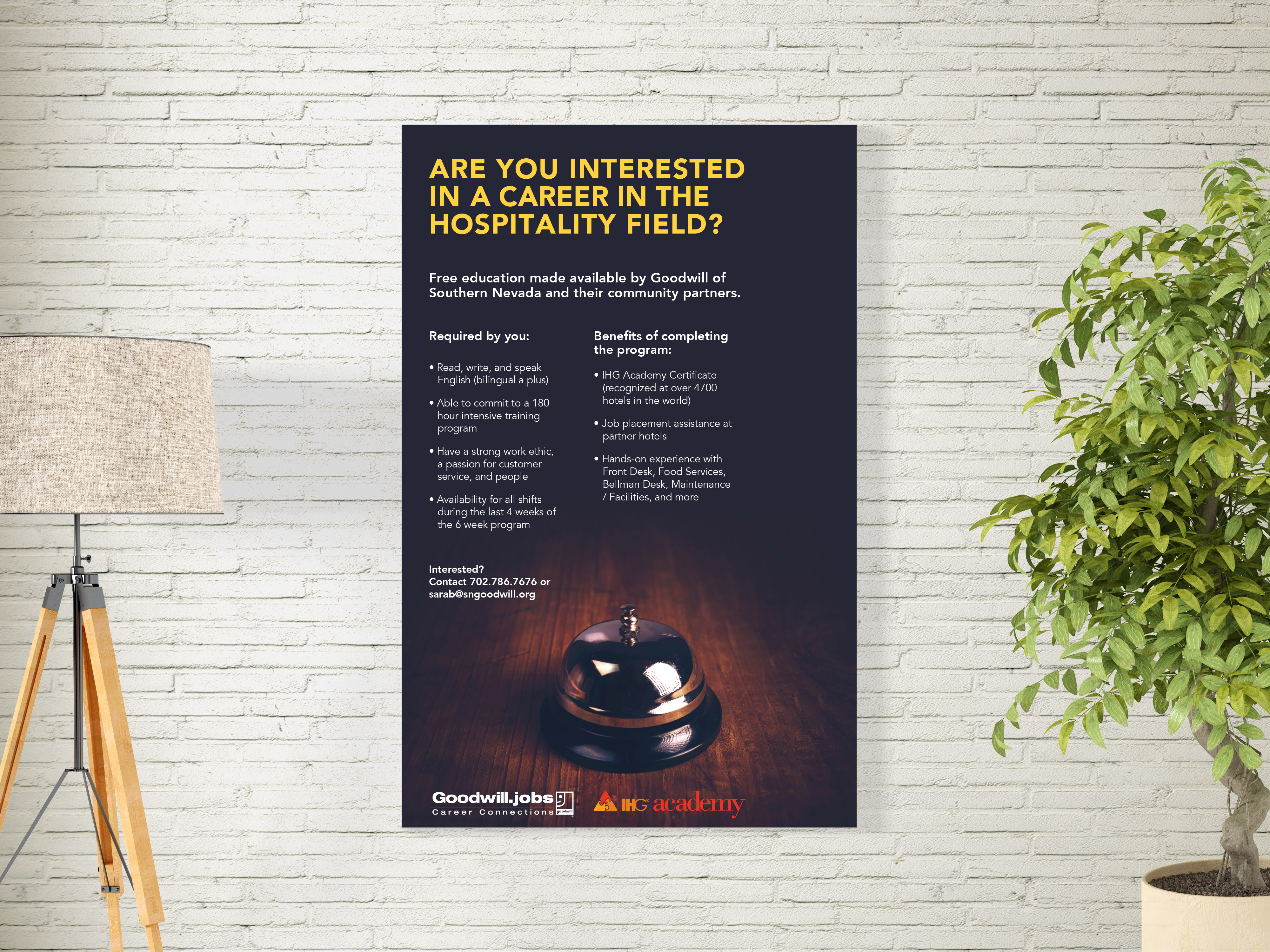 Hospitality Program Poster